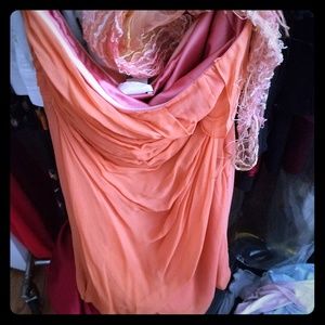 Beautiful summer strap dress with scarf